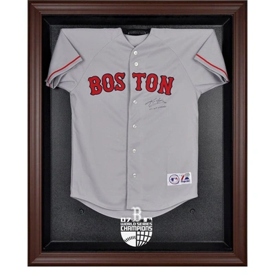 Shop Fanatics Authentic Boston Red Sox 2007 World Series Champions Brown Framed Logo Jersey Display Case