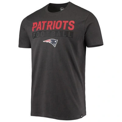 Shop 47 ' Charcoal New England Patriots Dark Ops Super Rival T-shirt