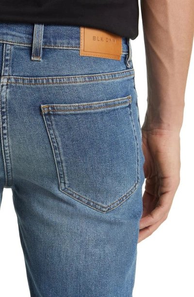 Shop Blk Dnm Slim Straight Leg Organic Cotton Jeans In Vintage Blue