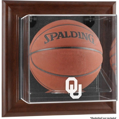 Shop Fanatics Authentic Oklahoma Sooners Brown Framed Wall-mountable Basketball Display Case