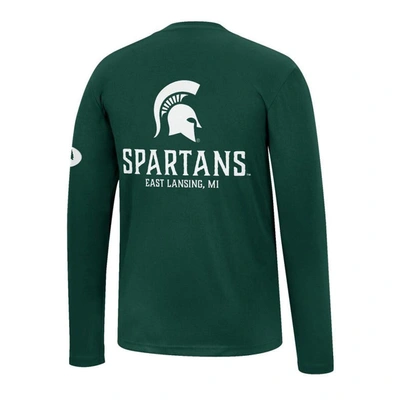 Shop Colosseum Green Michigan State Spartans Mossy Oak Spf 50 Performance Long Sleeve T-shirt
