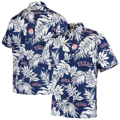 Shop Reyn Spooner Navy Texas Rangers Aloha Button-down Shirt