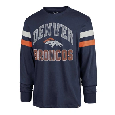 Shop 47 ' Navy Denver Broncos Irving Long Sleeve T-shirt