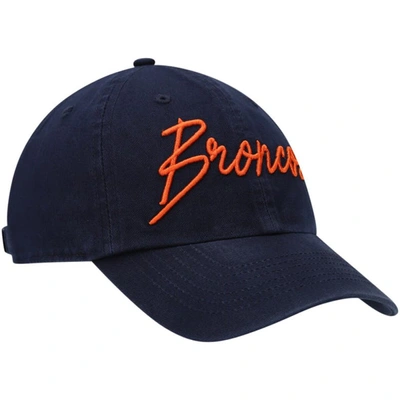 Shop 47 ' Navy Denver Broncos Vocal Clean Up Adjustable Hat