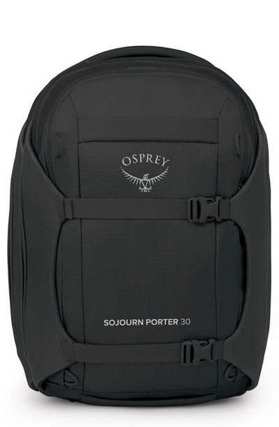 Shop Osprey Sojourn Porter 30-liter Recycled Nylon Travel Pack In Black