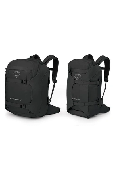 Osprey Sojourn Porter 30-liter Recycled Nylon Travel Pack In Black