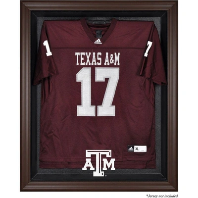 Shop Fanatics Authentic Texas A&m Aggies Brown Framed Logo Jersey Display Case