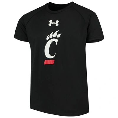 Shop Under Armour Youth  Black Cincinnati Bearcats 2.0 Logo Tech T-shirt