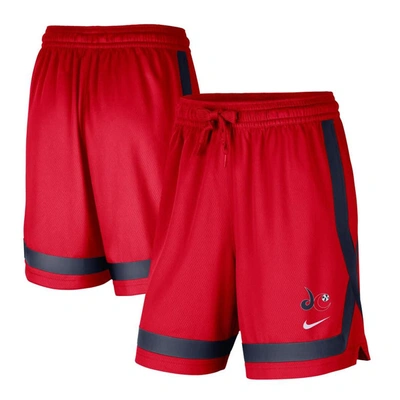 Shop Nike Red Washington Mystics Practice Shorts