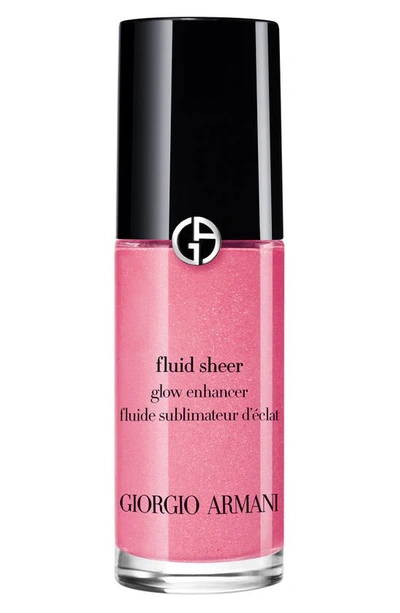 Giorgio Armani Armani Beauty Fluid Sheer Glow Enhancer In 08 Soft Pink Blush