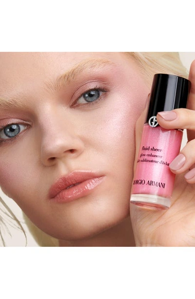 Giorgio Armani Armani Beauty Fluid Sheer Glow Enhancer In 08 Soft Pink Blush