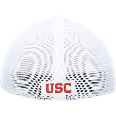 Shop Nike White Usc Trojans Legacy91 Meshback Swoosh Performance Flex Hat