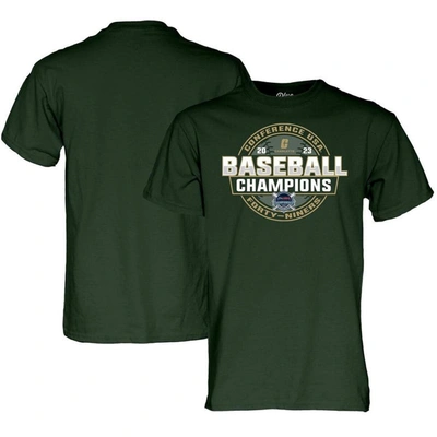 Shop Blue 84 Green Charlotte 49ers 2023 C-usa Baseball Conference Tournament Champions T-shirt