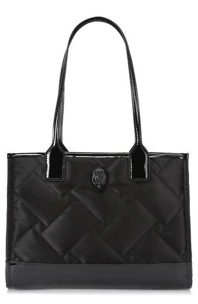 Kurt Geiger Recycled Quilted Small Shopper In Black