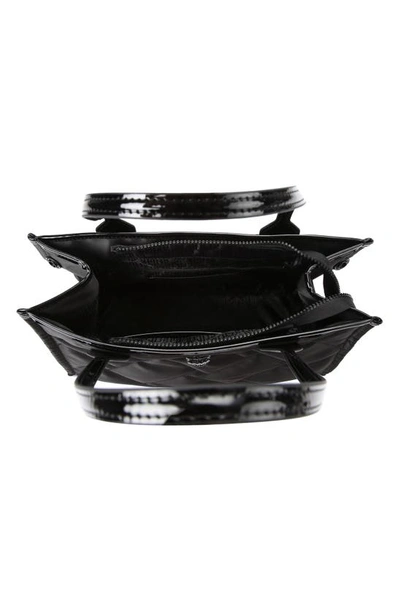 Kurt Geiger Recycled Quilted Small Shopper In Black