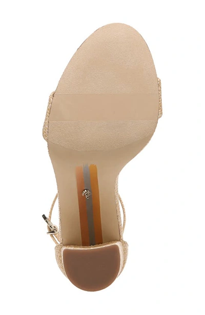 Shop Sam Edelman Yaro Ankle Strap Sandal In Bleached Beechwood