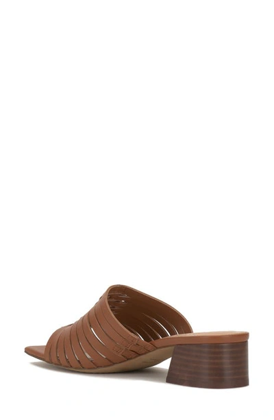 Shop Vince Camuto Sawenna Slide Sandal In Warm Caramel Alsmsh