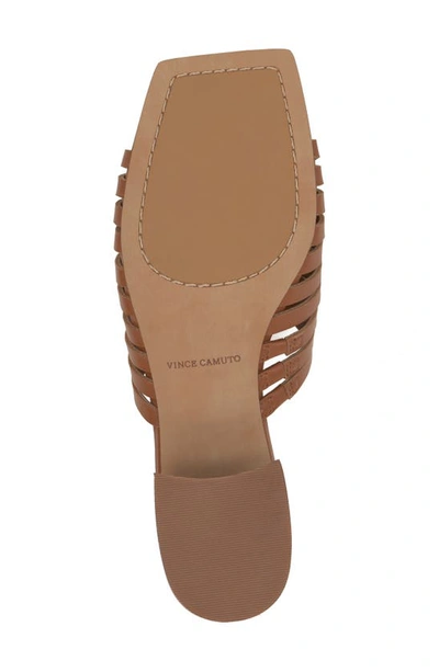 Shop Vince Camuto Sawenna Slide Sandal In Warm Caramel Alsmsh