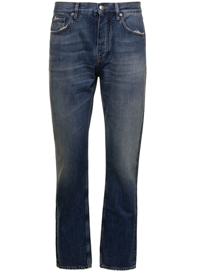 Shop Burberry D V Enim Jeans In Blue