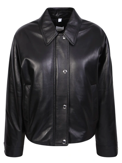 Shop Burberry Ayton Cut Jacket In Black
