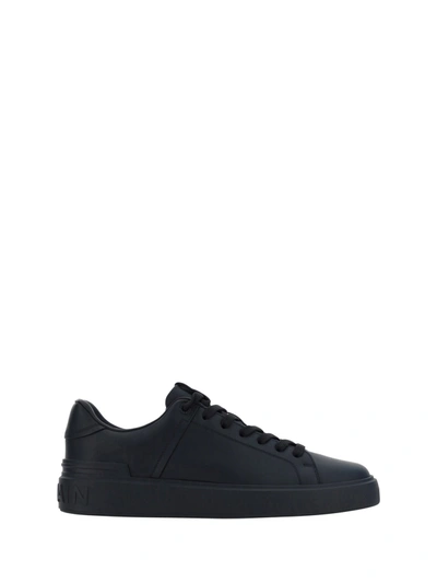 Shop Balmain Sneakers In Noir