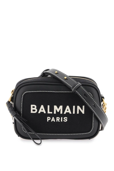 Shop Balmain B-army Crossbody Bag In Noir