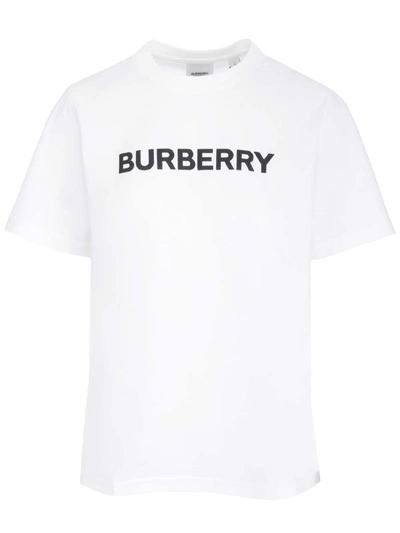 Shop Burberry Margot T-shirt In White