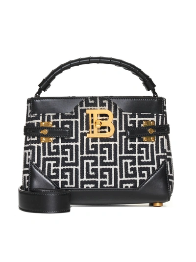 Shop Balmain B-buzz 22 Handbag In Black