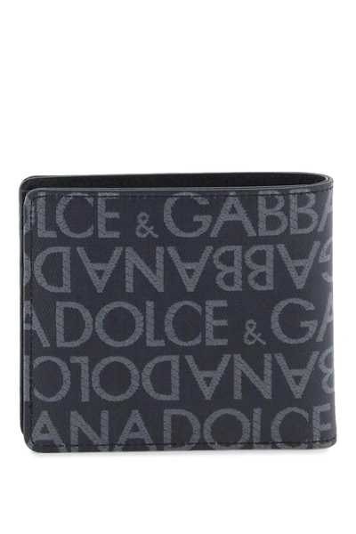 Shop Dolce & Gabbana Jacquard Logo Wallet