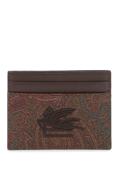 Shop Etro Paisley Card Holder