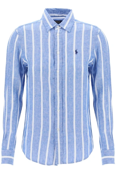 Shop Polo Ralph Lauren Relaxed Fit Linen Shirt