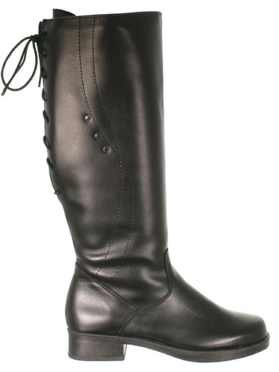 Shop Toe Warmers Emelyne Womens Pull On Block Heel Mid-calf Boots In Black