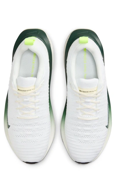 Shop Nike Zoomx Running Shoe In White/ Pro Green/ Volt/ Sail