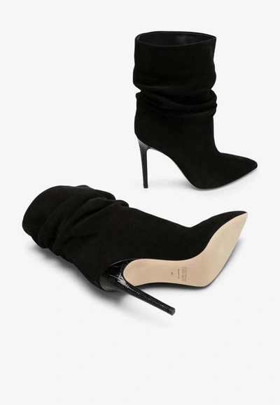Shop Paris Texas 110 Leather Ankle Boots In Black