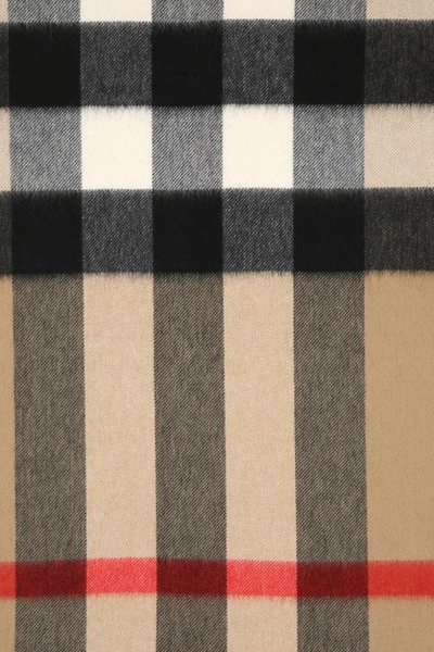 BURBERRY BURBERRY WOMEN EMBROIDERED CASHMERE SCARF 