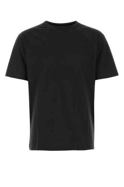 Shop Dries Van Noten Man Black Cotton Heer T-shirt