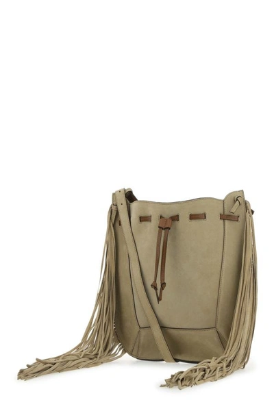 Shop Isabel Marant Étoile Isabel Marant Etoile Woman Beige Suede Oskaf Bucket Bag In Brown