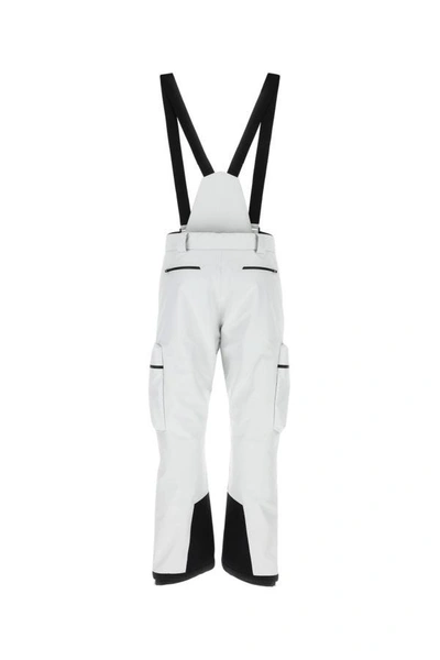 Shop Prada Man Chalk Polyester Ski Pant In White