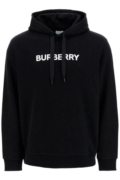 Shop Burberry Ansdell Hoodie With Logo Print