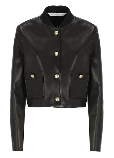 Shop Palm Angels Pa Buttons Blazer In Black