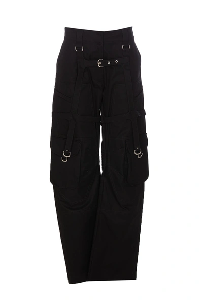 Shop Off-white Cargo Track Pants In Black