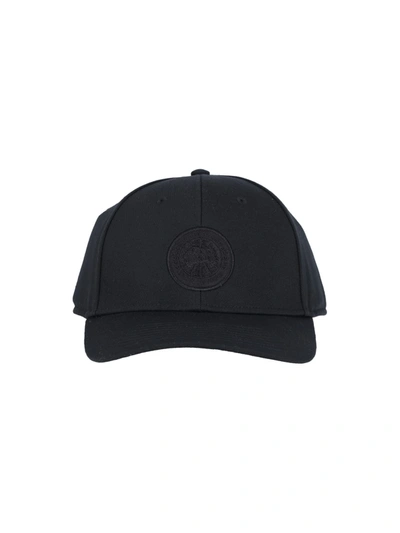 Shop Canada Goose Tonal Hat In Black