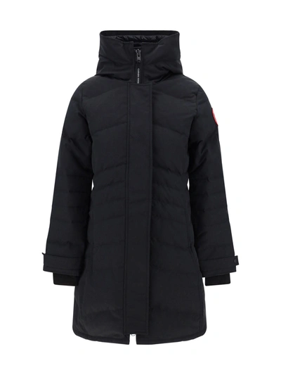 Shop Canada Goose Lorette Parka With Hood In Black