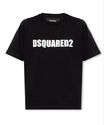 Shop Dsquared2 Logo Printed Crewneck T-shirt In Default Title
