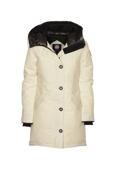 Shop Canada Goose Rossclair Parka In Northstar White