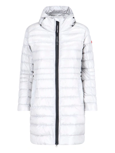 Shop Canada Goose Cypress Padded Jacket In Silver