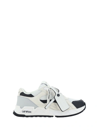Shop Off-white Kick Off Sneakers In White Blac