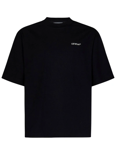 Shop Off-white T-shirt In Black Cotton