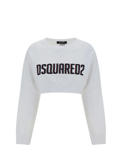 Shop Dsquared2 Sweatshirt In 100
