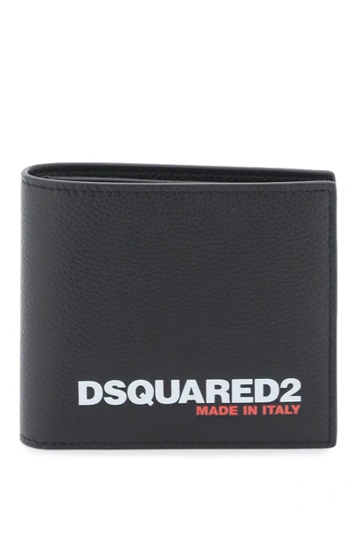 Shop Dsquared2 Wallet With Logo In Black (black)